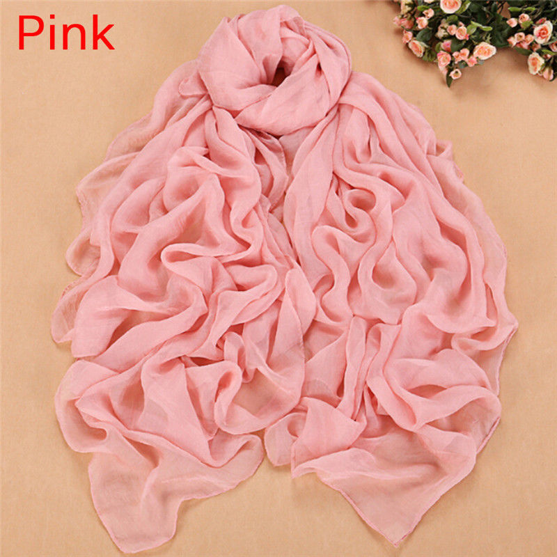 Stylish Breathable Wrap Beach Cover Up Sarong pink by HitMyNeed