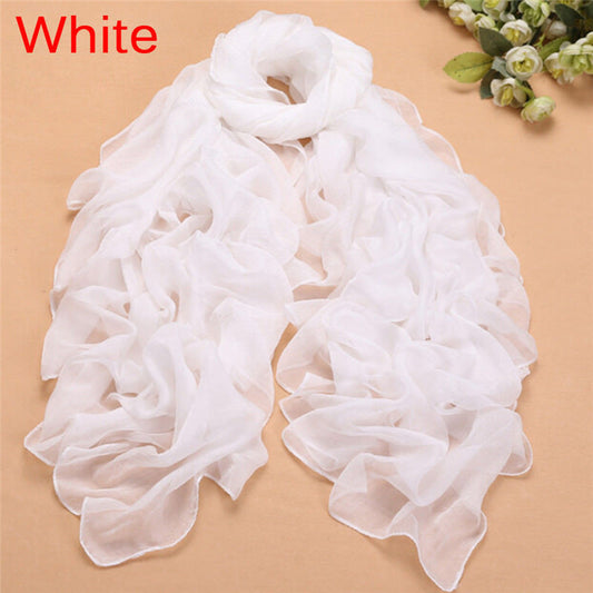 Stylish Breathable Wrap Beach Cover Up Sarong white by HitMyNeed