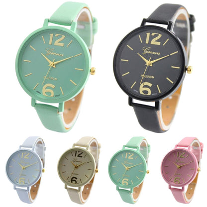 Stylish Casual Quartz Ladies Watch with Faux Leather Strap by HitMyNeed