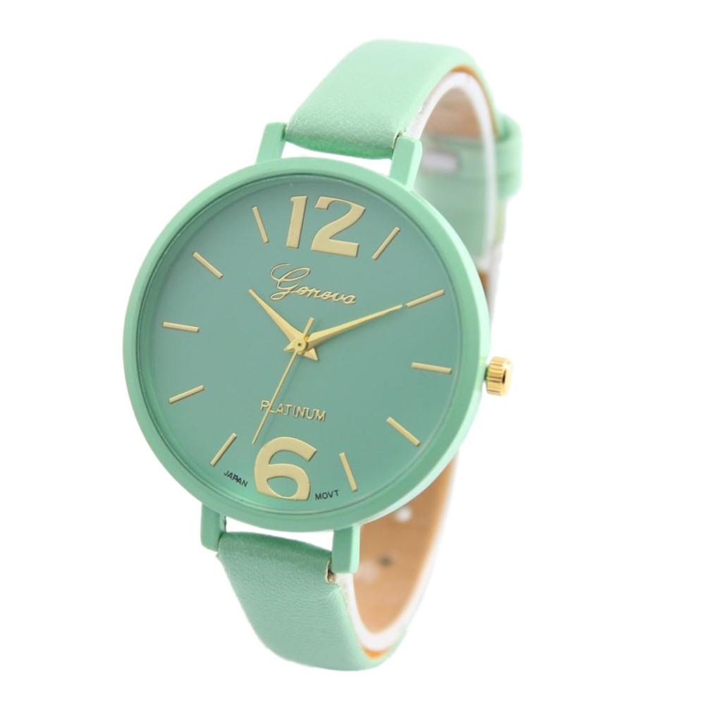 Stylish Casual Quartz Ladies Watch with Faux Leather Strap by HitMyNeed