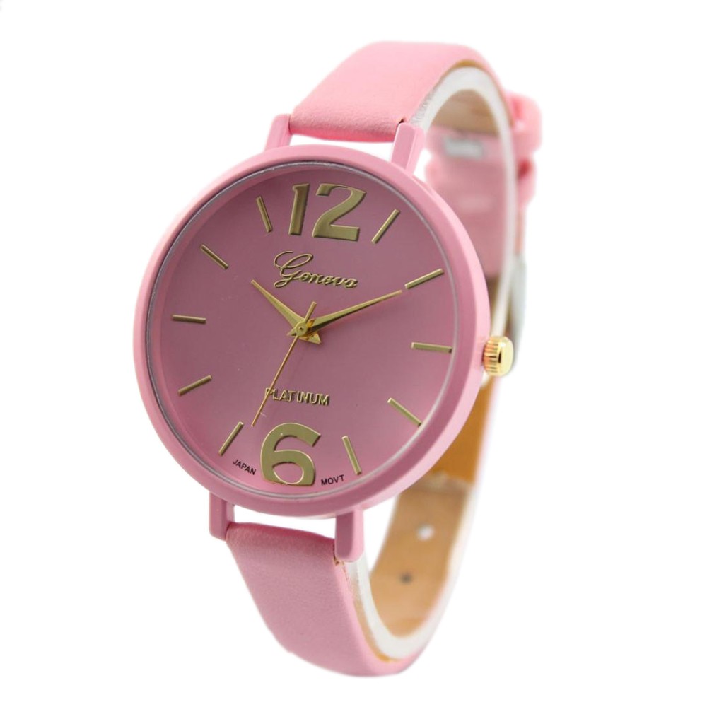 Stylish Casual Quartz Ladies Watch with Faux Leather Strap by HitMyNeed