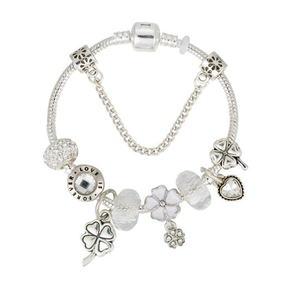 Stylish Flower Charm Bracelet for Everyday Wear by HitMyNeed
