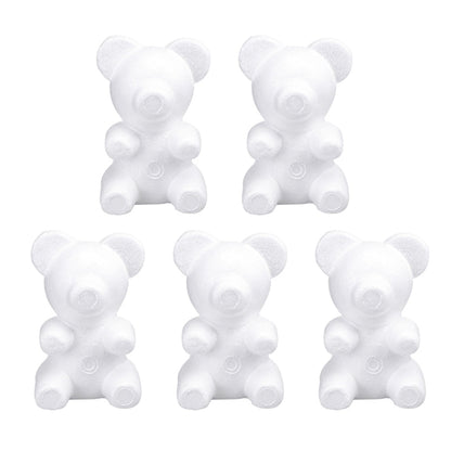 Styrofoam Bear Flower Molds Set of 5 by HitMyNeed