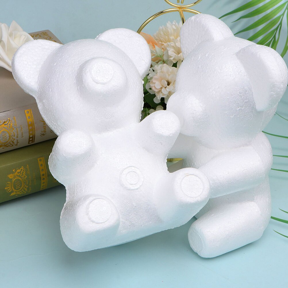 Styrofoam Bear Flower Molds Set of 5 by HitMyNeed