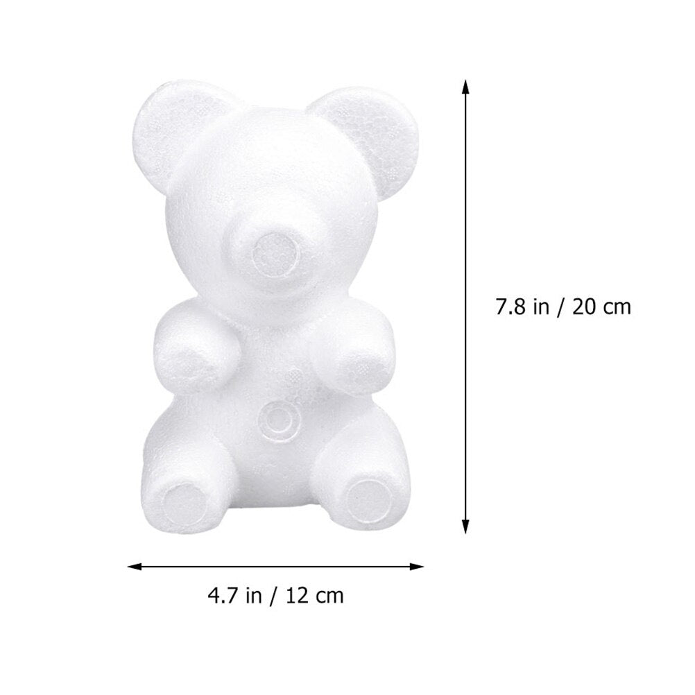 Styrofoam Bear Flower Molds Set of 5 by HitMyNeed
