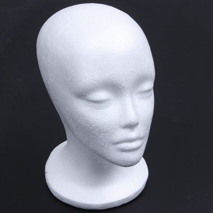 Styrofoam Mannequin Head for Wig and Hat Display by HitMyNeed