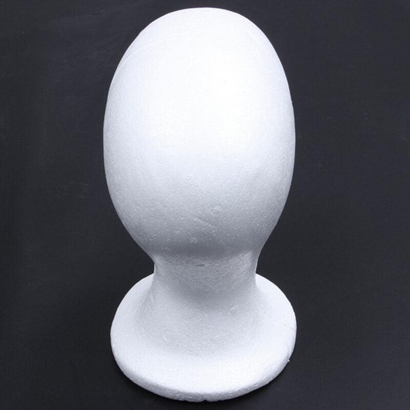 Styrofoam Mannequin Head for Wig and Hat Display by HitMyNeed