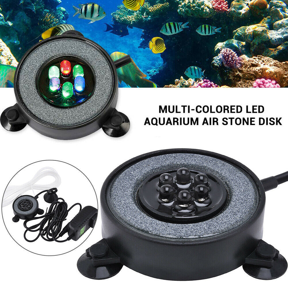 Submersible LED Fish Tank Bubble Stone Light by HitMyNeed