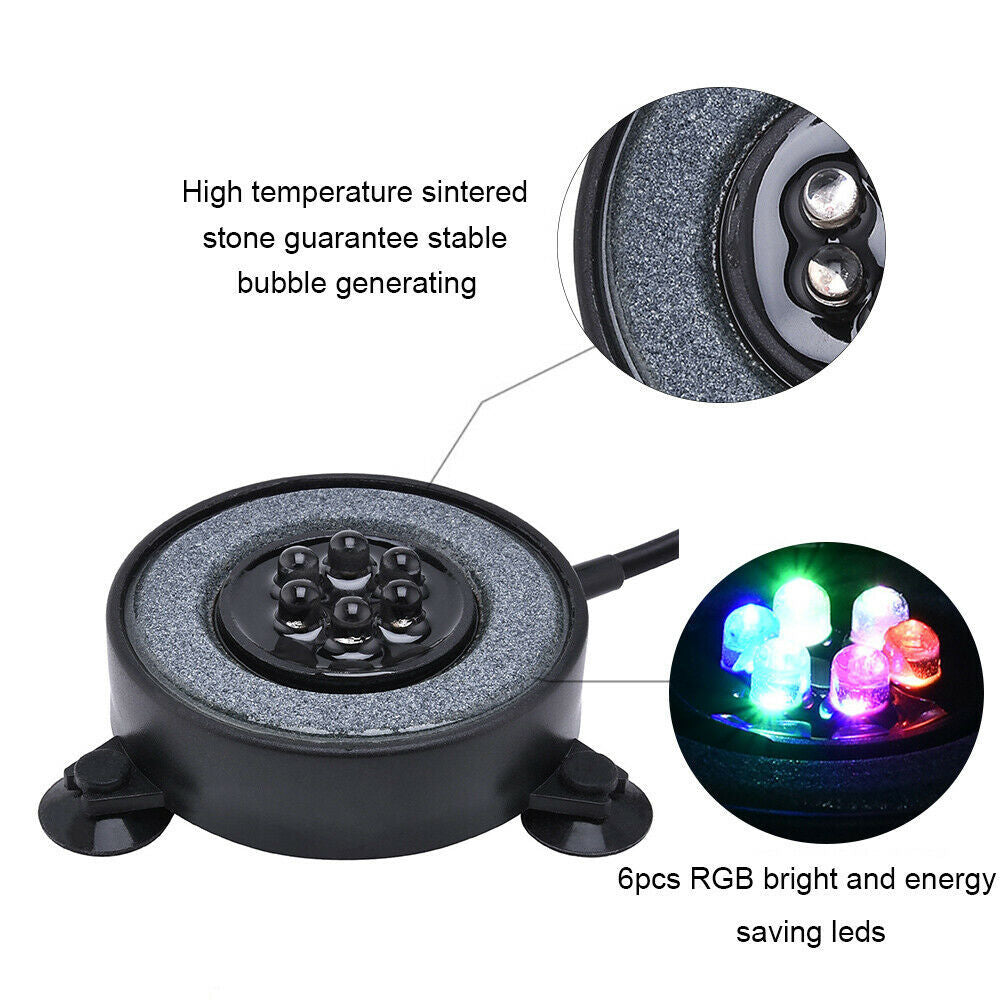 Submersible LED Fish Tank Bubble Stone Light by HitMyNeed