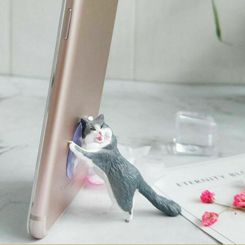 Suction Cat Phone Holder with Mini Stand by HitMyNeed