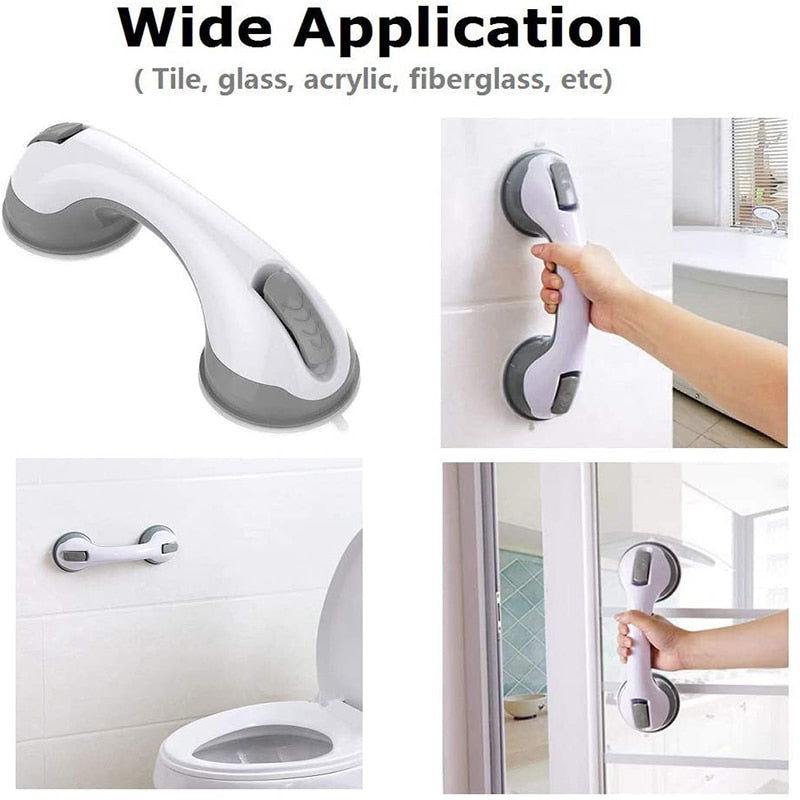 Suction Cup Grab Bars Bathroom Handrails (2 Pack) by HitMyNeed