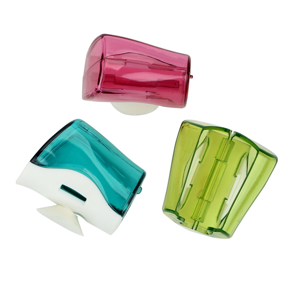 Suction Cup Toothbrush Holder Set of 3 by HitMyNeed