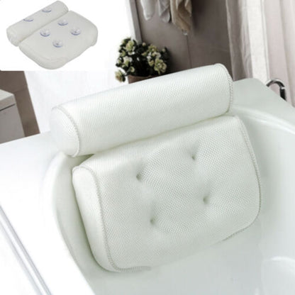 Suction Mount Bath Pillow for Comfortable Soaking by HitMyNeed