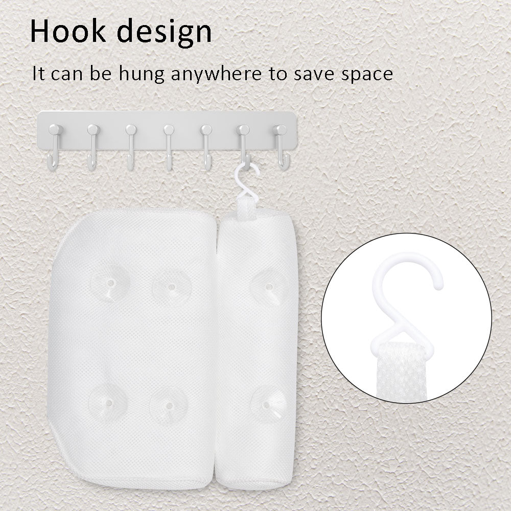 Suction Mount Bath Pillow for Comfortable Soaking by HitMyNeed