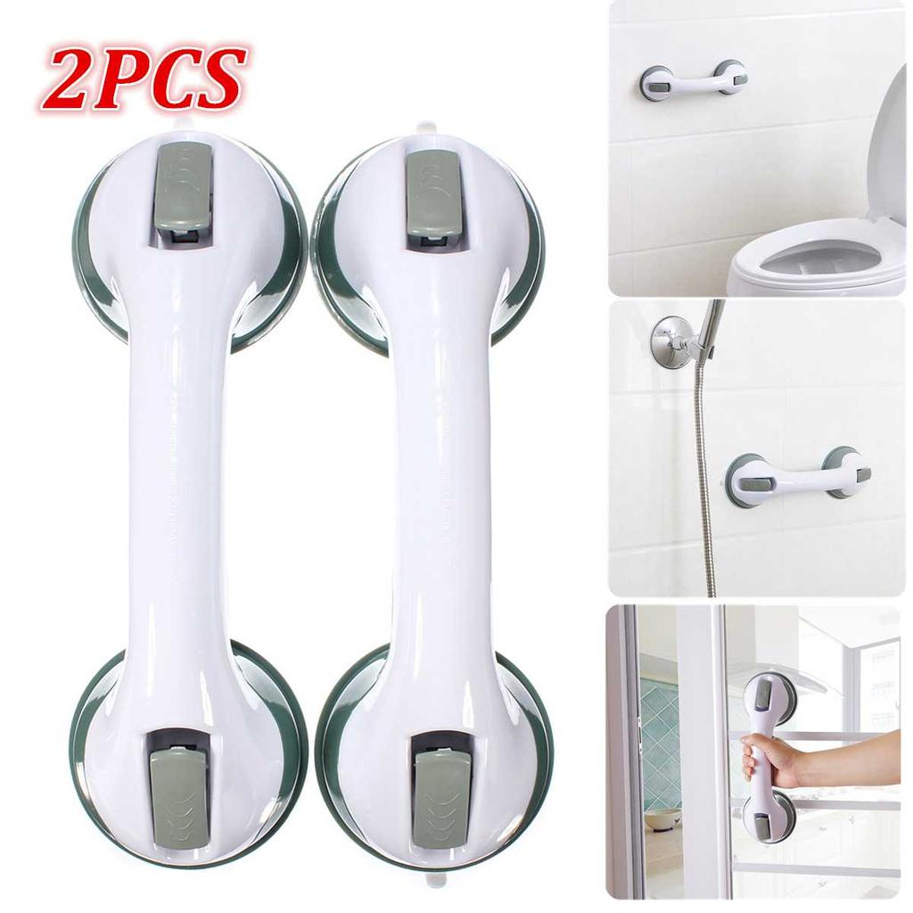 Suction Shower Grab Bars Bathroom Safety (Set of 2) by HitMyNeed