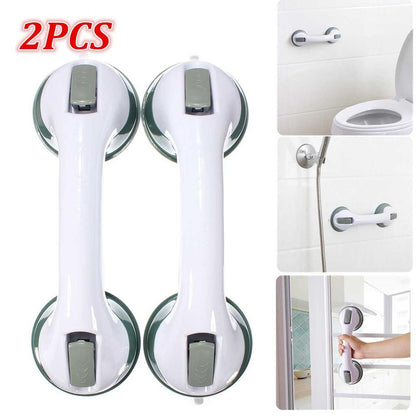 Suction Shower Grab Bars Bathroom Safety (Set of 2) by HitMyNeed