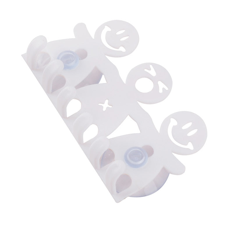 Suction Toothbrush Holder Wall-Mounted Rack by HitMyNeed
