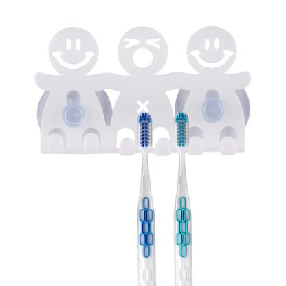 Suction Toothbrush Holder Wall-Mounted Rack by HitMyNeed