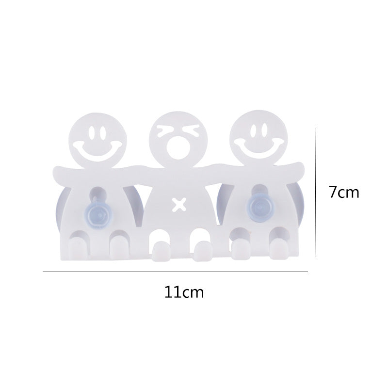 Suction Toothbrush Holder Wall-Mounted Rack by HitMyNeed