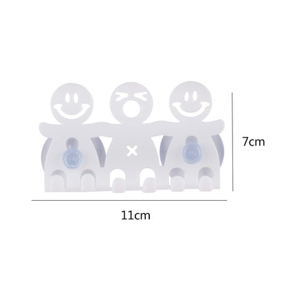 Suction Toothbrush Holder Wall-Mounted Rack by HitMyNeed