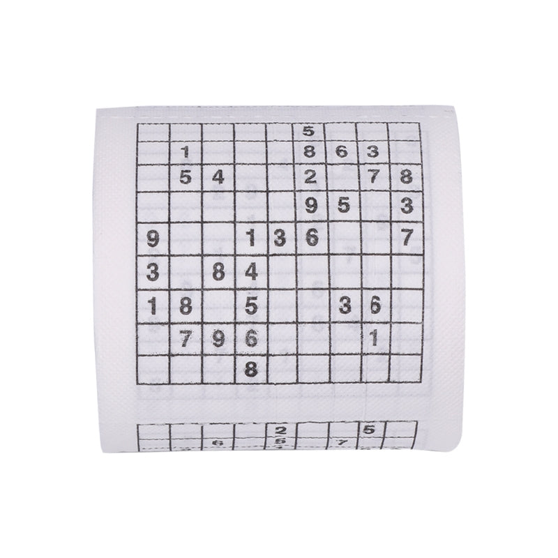 Sudoku Printed Toilet Paper Roll, 240 Sheets by HitMyNeed