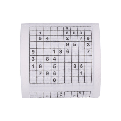 Sudoku Printed Toilet Paper Roll, 240 Sheets by HitMyNeed