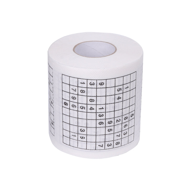 Sudoku Printed Toilet Paper Roll, 240 Sheets by HitMyNeed