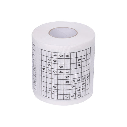 Sudoku Printed Toilet Paper Roll, 240 Sheets by HitMyNeed