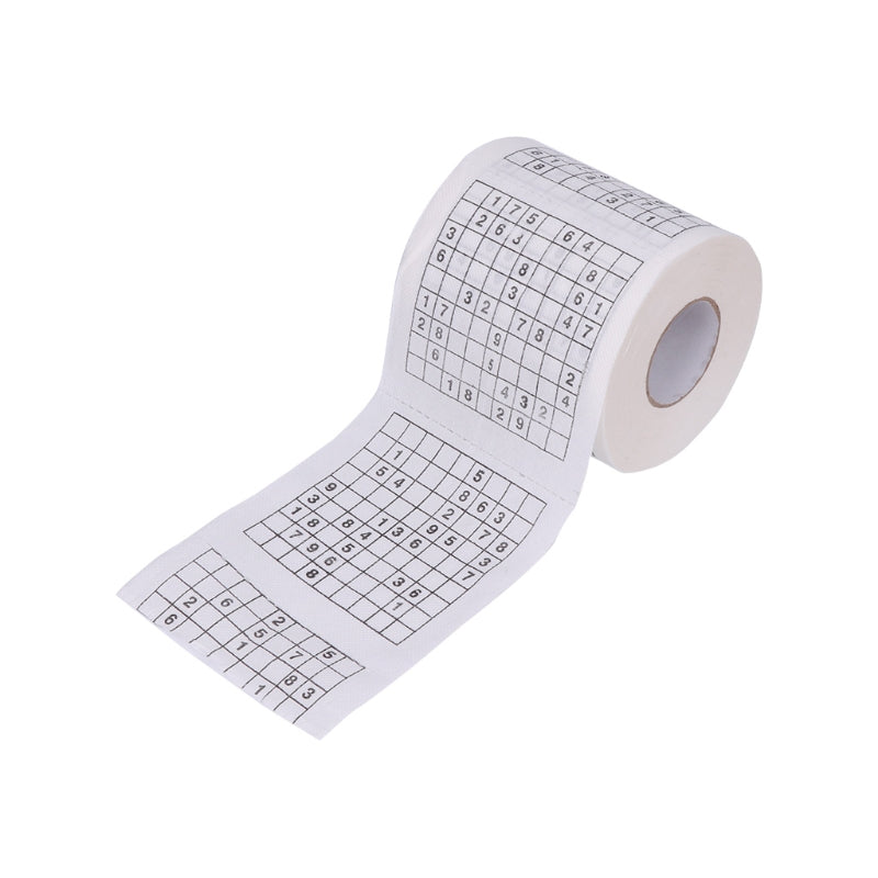 Sudoku Printed Toilet Paper Roll, 240 Sheets by HitMyNeed