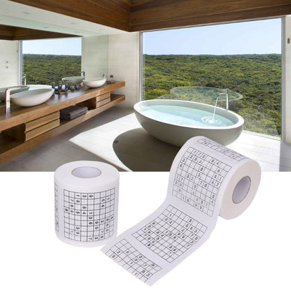 Sudoku Printed Toilet Paper Roll, 240 Sheets by HitMyNeed