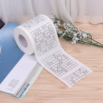 Sudoku Printed Toilet Paper Roll, 240 Sheets by HitMyNeed