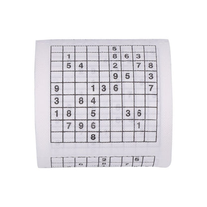 Sudoku Toilet Paper 2-Ply Novelty Tissue Roll by HitMyNeed