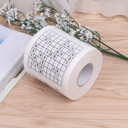 Sudoku Toilet Paper 2-Ply Novelty Tissue Roll by HitMyNeed