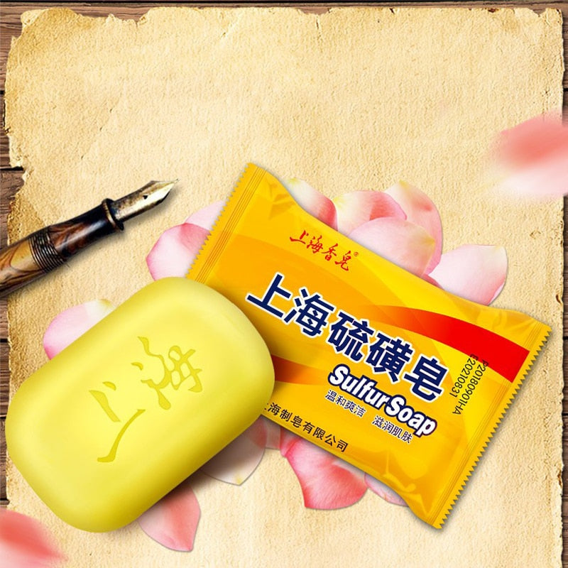Sulfur Soap Acne Cleanser Bar 90g by HitMyNeed