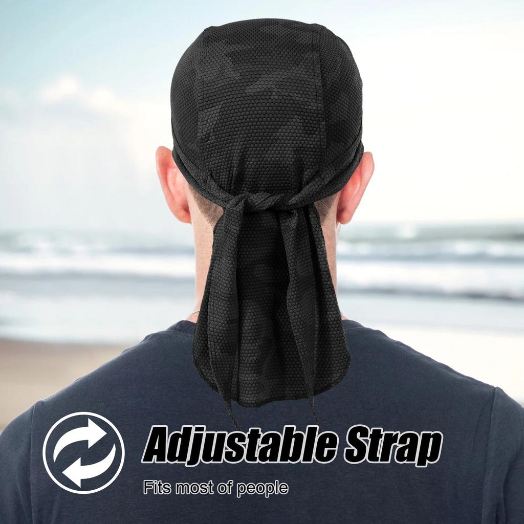 Summer Quick-Dry Cycling Bandana Cap with Sun Protection by HitMyNeed