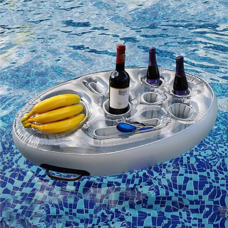 Summer Sea Inflatable Pool Drink & Snack Tray by HitMyNeed