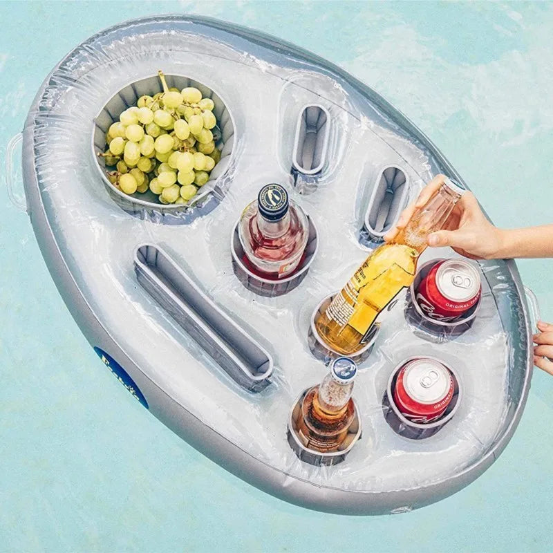 Summer Sea Inflatable Pool Drink & Snack Tray by HitMyNeed