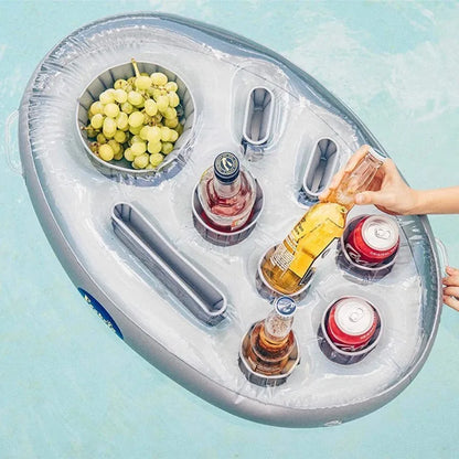 Summer Sea Inflatable Pool Drink & Snack Tray by HitMyNeed