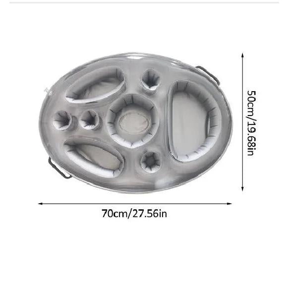 Summer Sea Inflatable Pool Drink & Snack Tray 2.0 by HitMyNeed