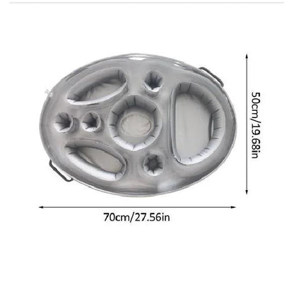 Summer Sea Inflatable Pool Drink & Snack Tray 2.0 by HitMyNeed
