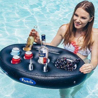 Summer Sea Inflatable Pool Drink & Snack Tray by HitMyNeed