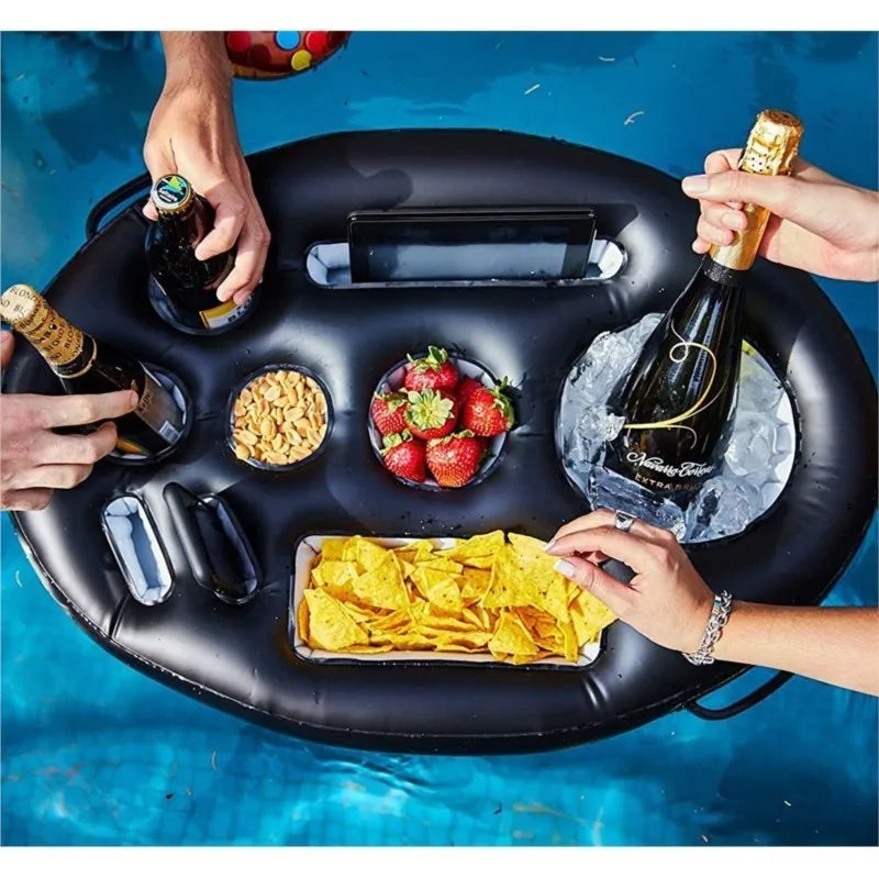 Summer Sea Inflatable Pool Drink & Snack Tray by HitMyNeed
