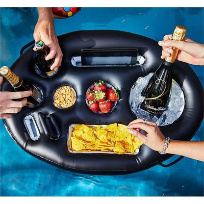 Summer Sea Inflatable Pool Drink & Snack Tray by HitMyNeed