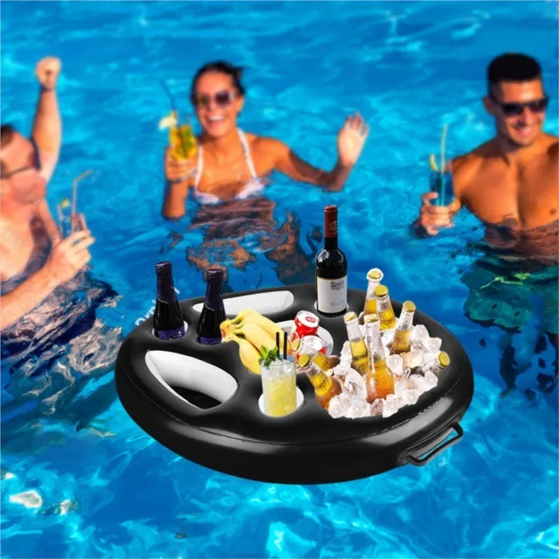 Summer Sea Inflatable Pool Drink & Snack Tray by HitMyNeed