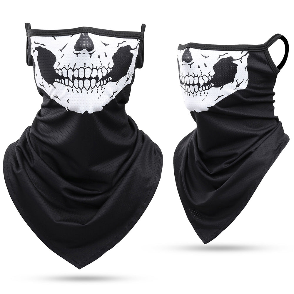 Summer Skull Bandana Face Mask for Outdoor Sports 2 by HitMyNeed