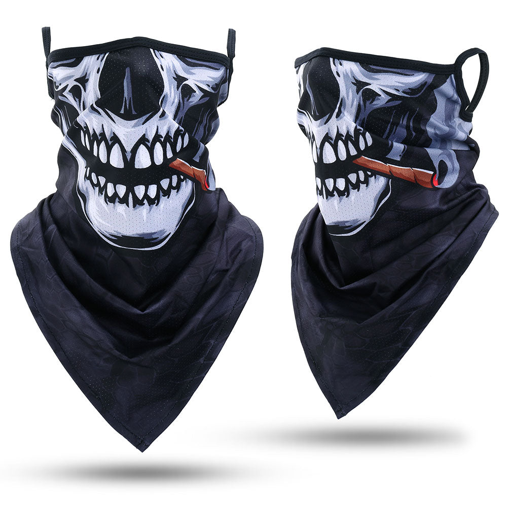 Summer Skull Bandana Face Mask for Outdoor Sports 20 by HitMyNeed