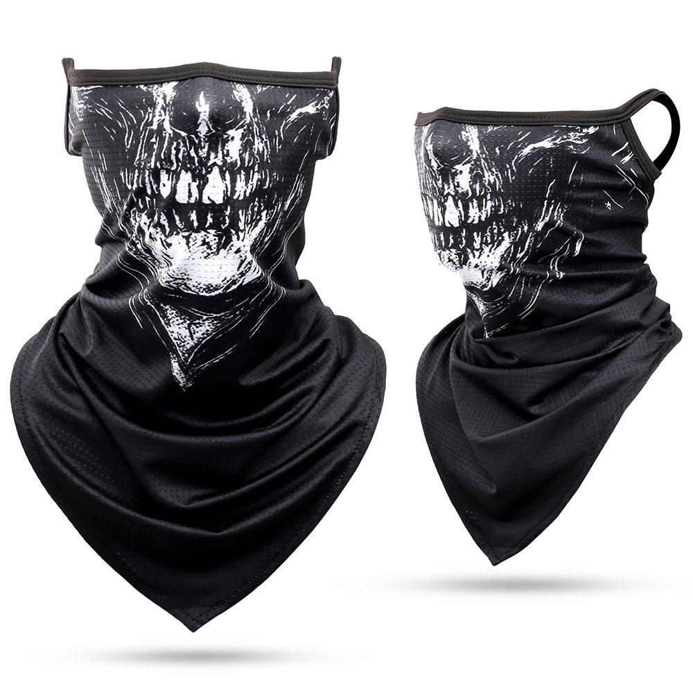 Summer Skull Bandana Face Mask for Outdoor Sports 3 by HitMyNeed