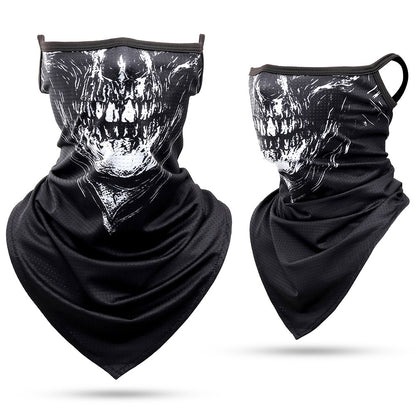 Summer Skull Bandana Face Mask for Outdoor Sports 3 by HitMyNeed