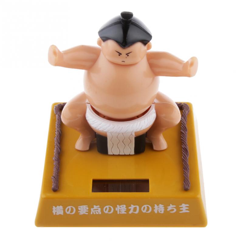 Sumo Wrestler Solar Dancing Dashboard Toy by HitMyNeed