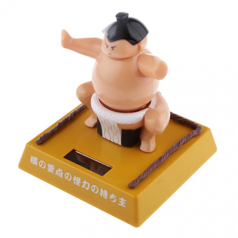 Sumo Wrestler Solar Dancing Dashboard Toy by HitMyNeed